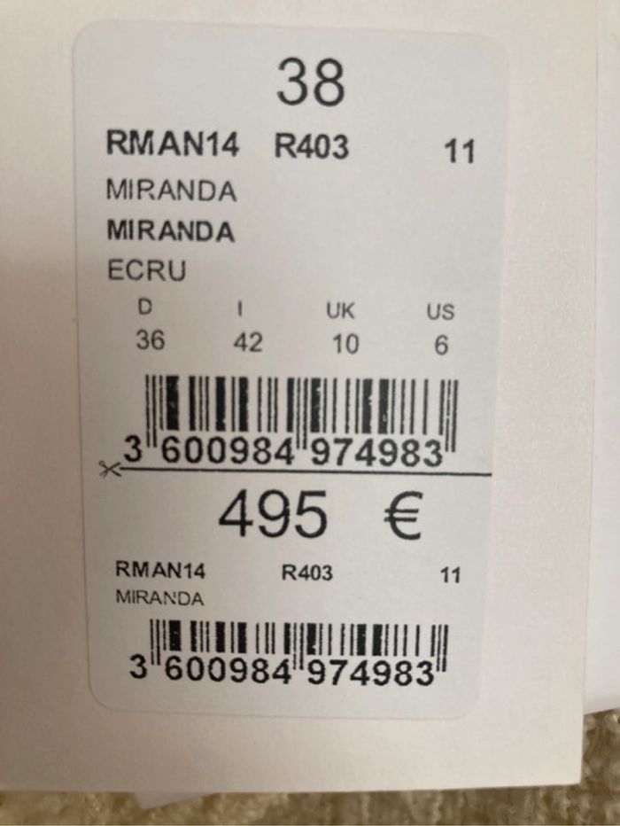 Zapa manteau crème 38 neuf avec étiquette - photo numéro 13