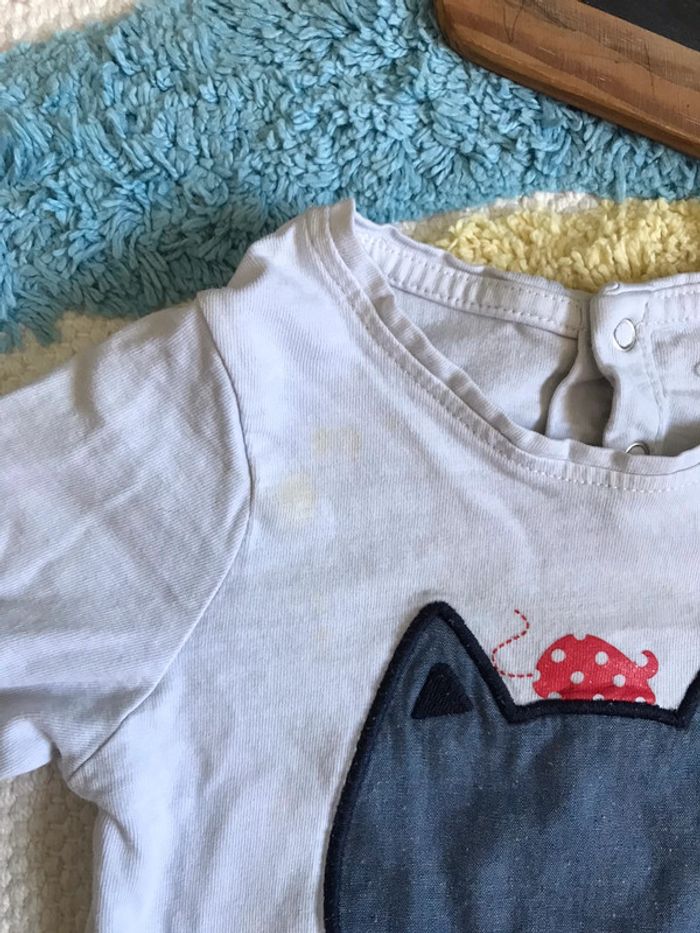 T-shirt ml chat obaïbi - photo numéro 2