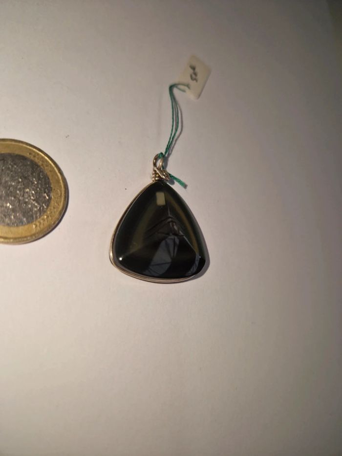 Pendentif obsidienne arc en ciel suprême oeil - photo numéro 7