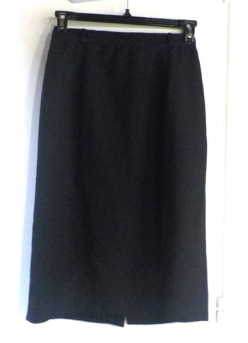JUPE NOIRE TAILLE 44 100% POLYAMIDE