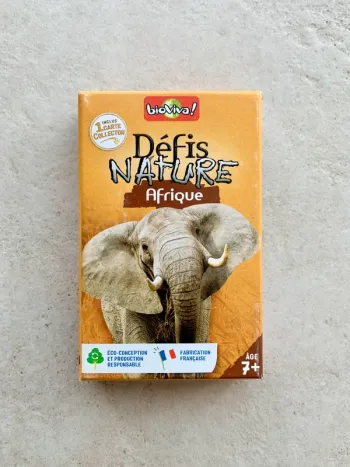 Jeu défis nature Afrique neuf (unité)