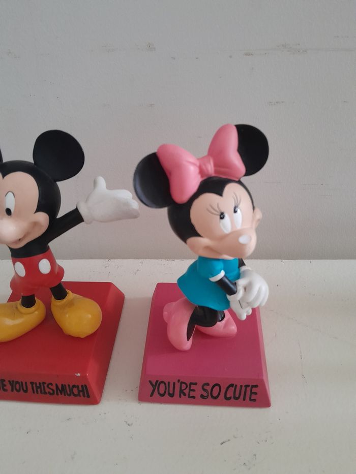 Lot de deux figurines minie et mickey - photo numéro 3