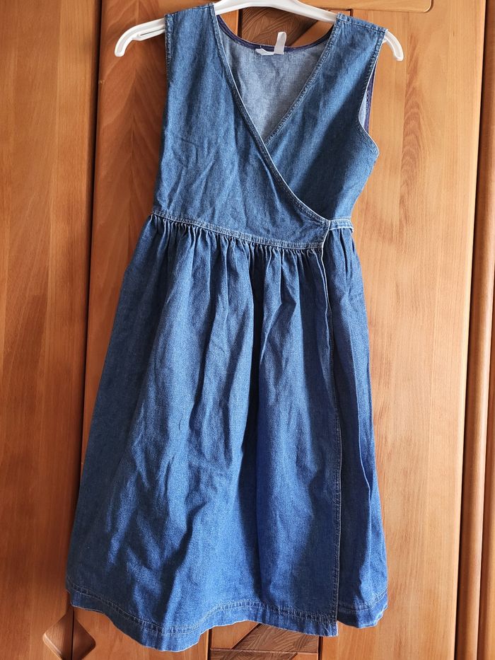 Robe portefeuille en jeans Taille 10 ans
