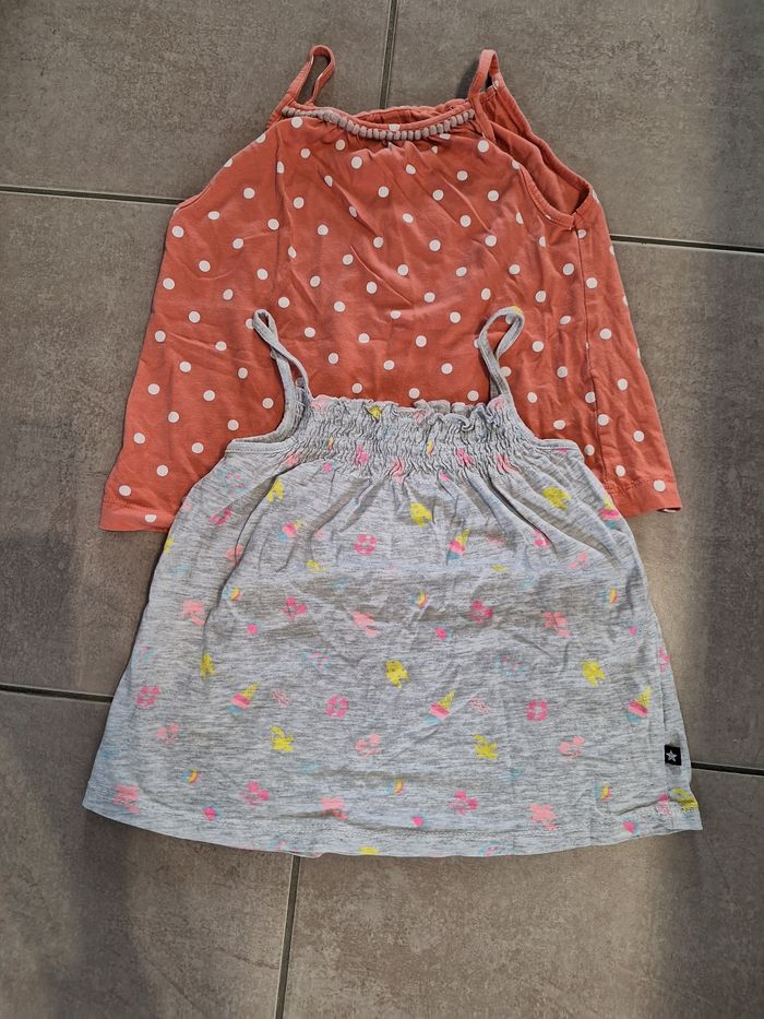 2 tee shirt sans manche