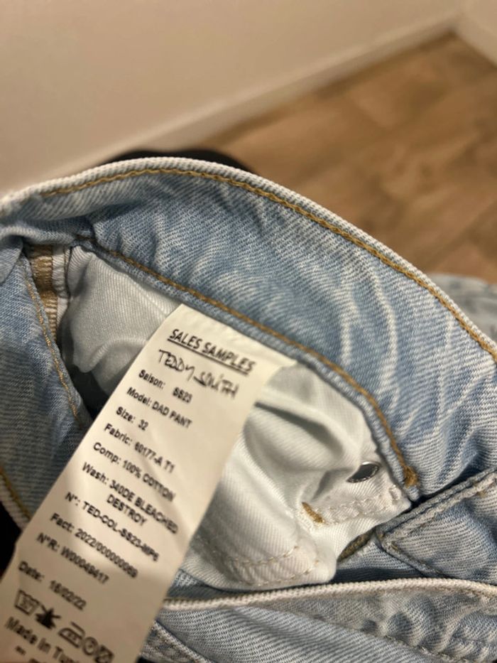 Jeans bleu clair Teddy Smith high life Dad Pant 32 - photo numéro 5