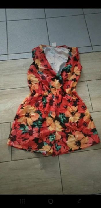 Combishort fleurie comme neuf 36 S