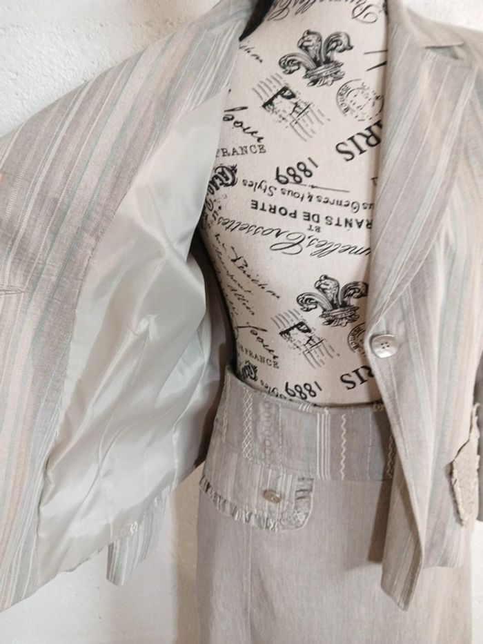 🧥 Ensemble jupe + veste Affinités by Armand Thierry – Taille 40 – Très bon état - photo numéro 9