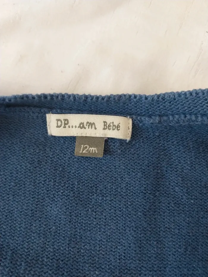 Gilet garçon 12 mois DPAM - photo numéro 3