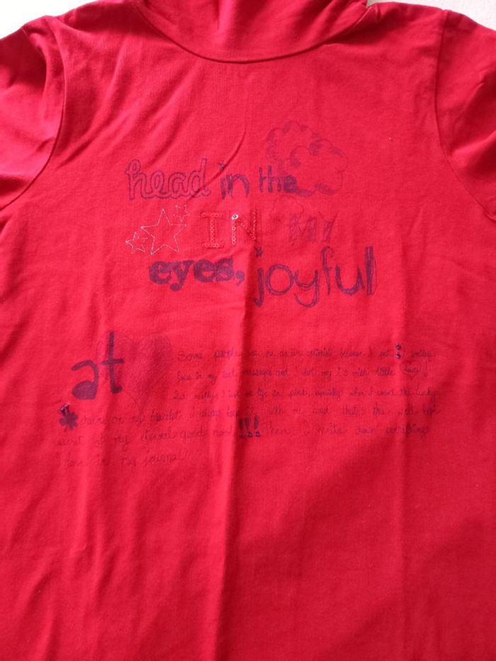 Tee-shirt col roulé fille - photo numéro 2