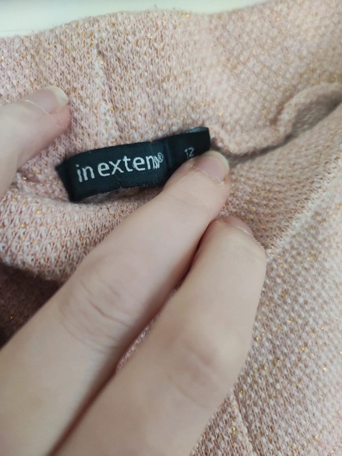 Pantalon rose souple confortable rose à paillettes - photo numéro 2