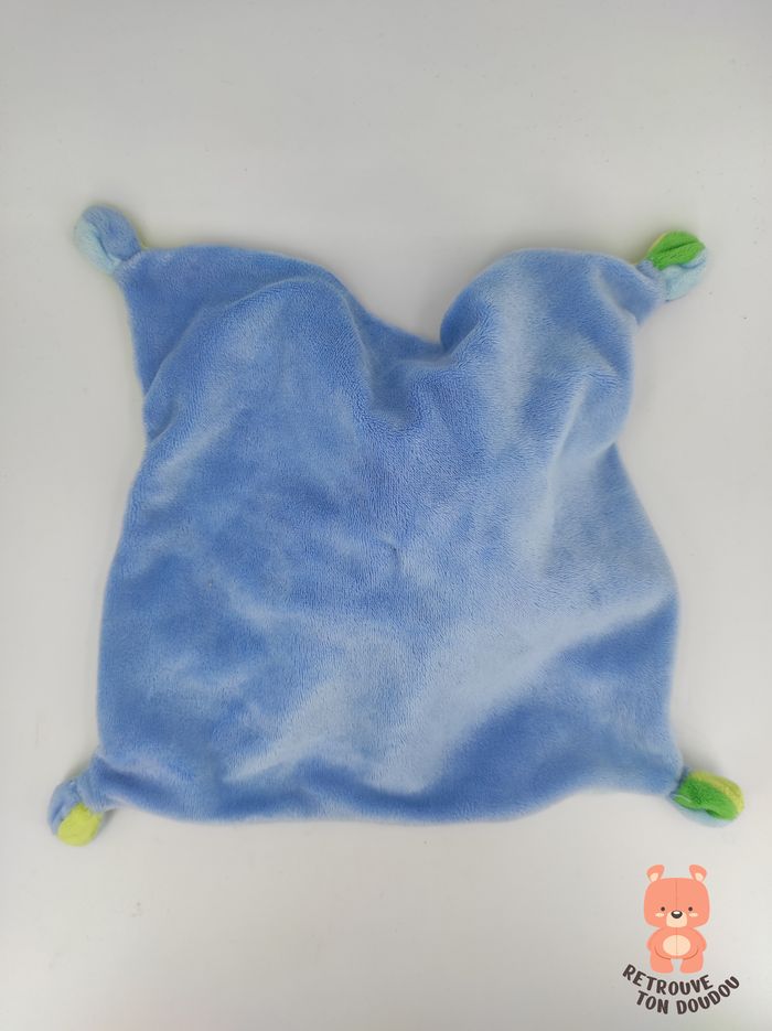Doudou plat garçon lutin bleu Mots d'Enfants - photo numéro 2