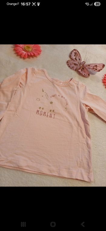 T.shirt bébé taille 6 mois