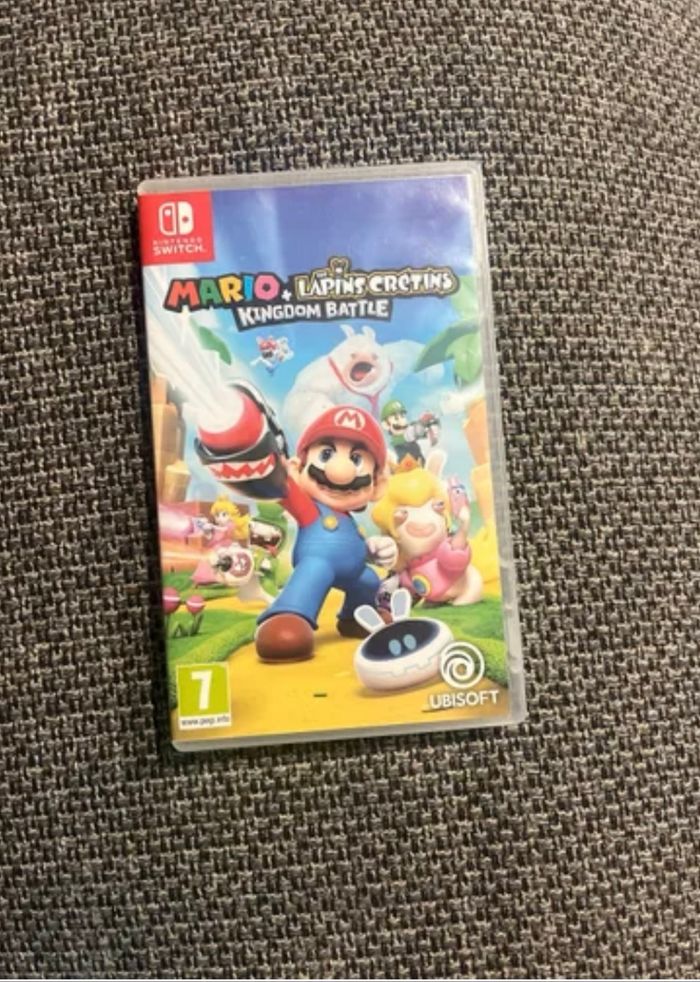 Jeu switch mario et lapins cretins