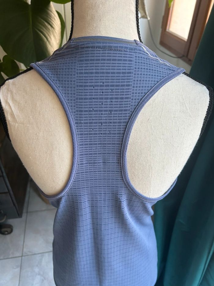 Débardeur de sport bleu adidas femme taille s - climachill - photo numéro 5