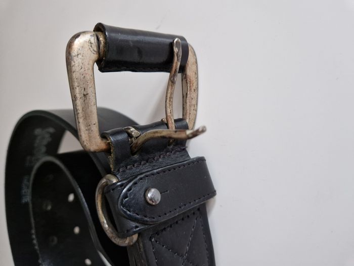 ceinture noir homme schott - photo numéro 2