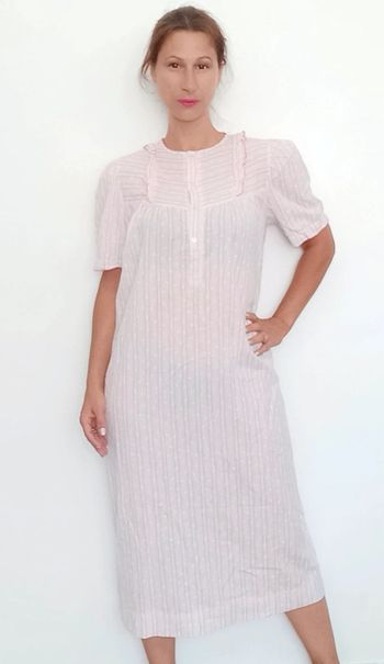 Chemise de nuit rayee vintage