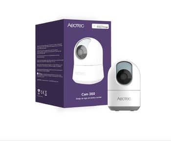 Aeotec Caméra IP WiFi Caméra de sécurité 360°