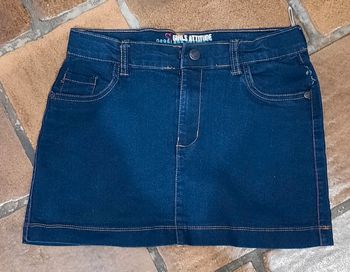 Jupe taille ajustable en jeans taille 14 ans