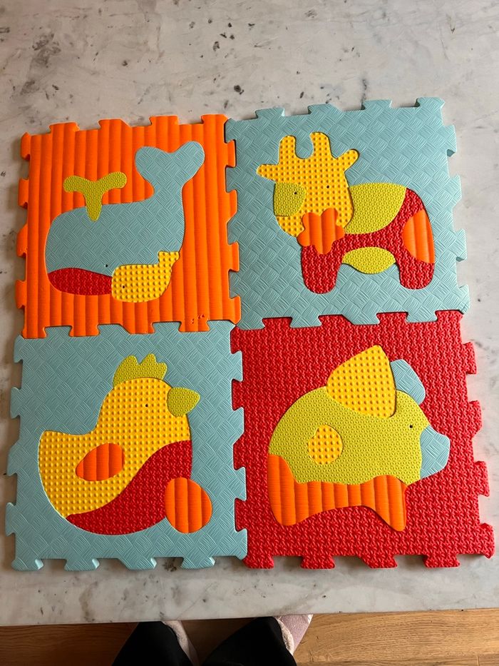 9 dalles de mousse Ludi