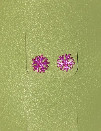 Boucles d'oreilles flocons