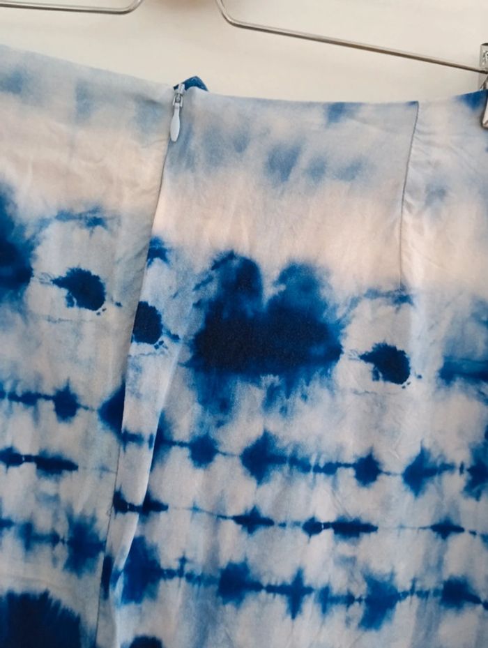 Jupe Camaïeu Tie & Dye bleu - photo numéro 5