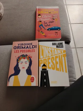 Lot 3 livres de poche