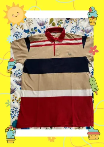 Polo lacoste rayures