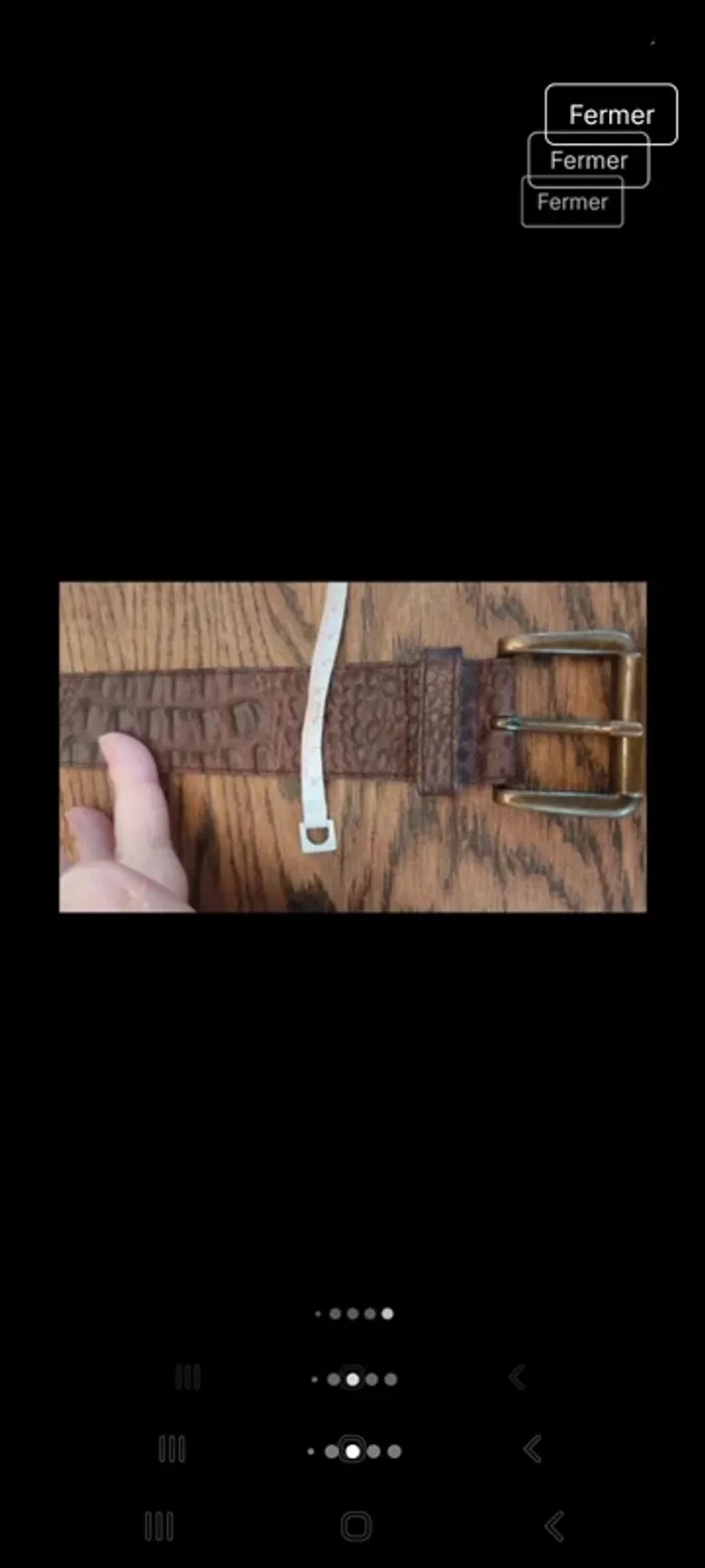 Ceinture Mondi cuir Marron 85cm Germany - photo numéro 16