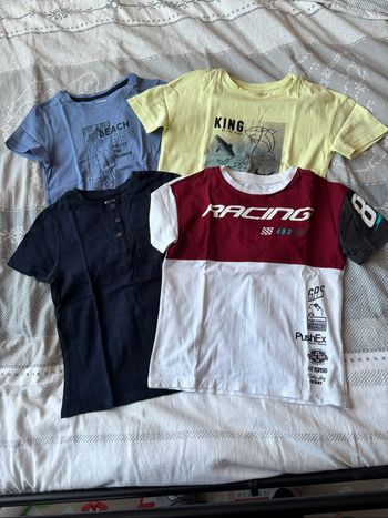 Lot de 4 t-shirts manches courtes