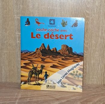 Livre cache cache avec le désert