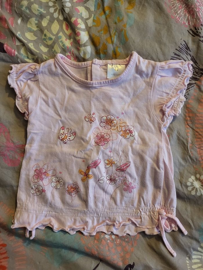 Tee-shirt fille 6 mois