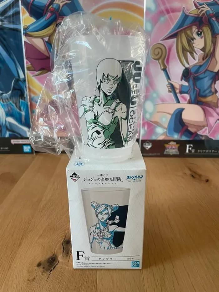 JoJo's Bizarre Adventure – Verre plastique Foo Fighters Ichiban Kuji Stone Ocean 12 cm