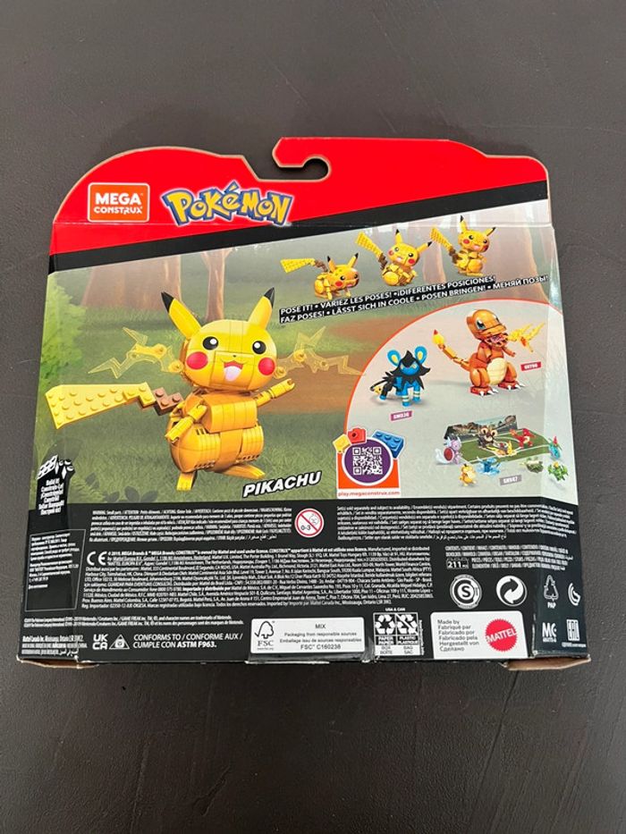 MEGA Construx Pokemon Pikachu à Construire, Jeu de Briques de Construction - photo numéro 2