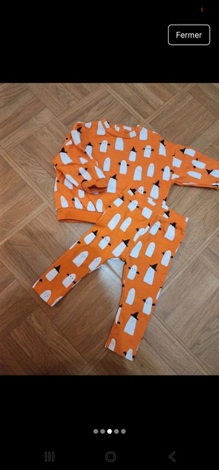 Ensemble pour halloween neuf taille 9 mois - photo numéro 2
