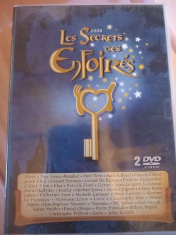 Coffret 2 dvd les secrets des enfoirés 2008