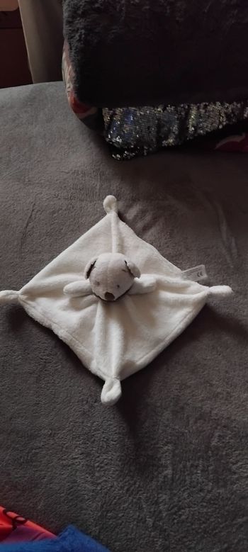 Doudou carré plat ours- Simba