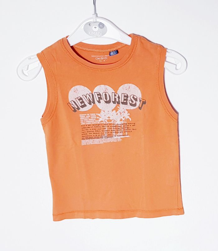 🦎 T-shirt sans manches - Okaïdi - 5 ans 🦎