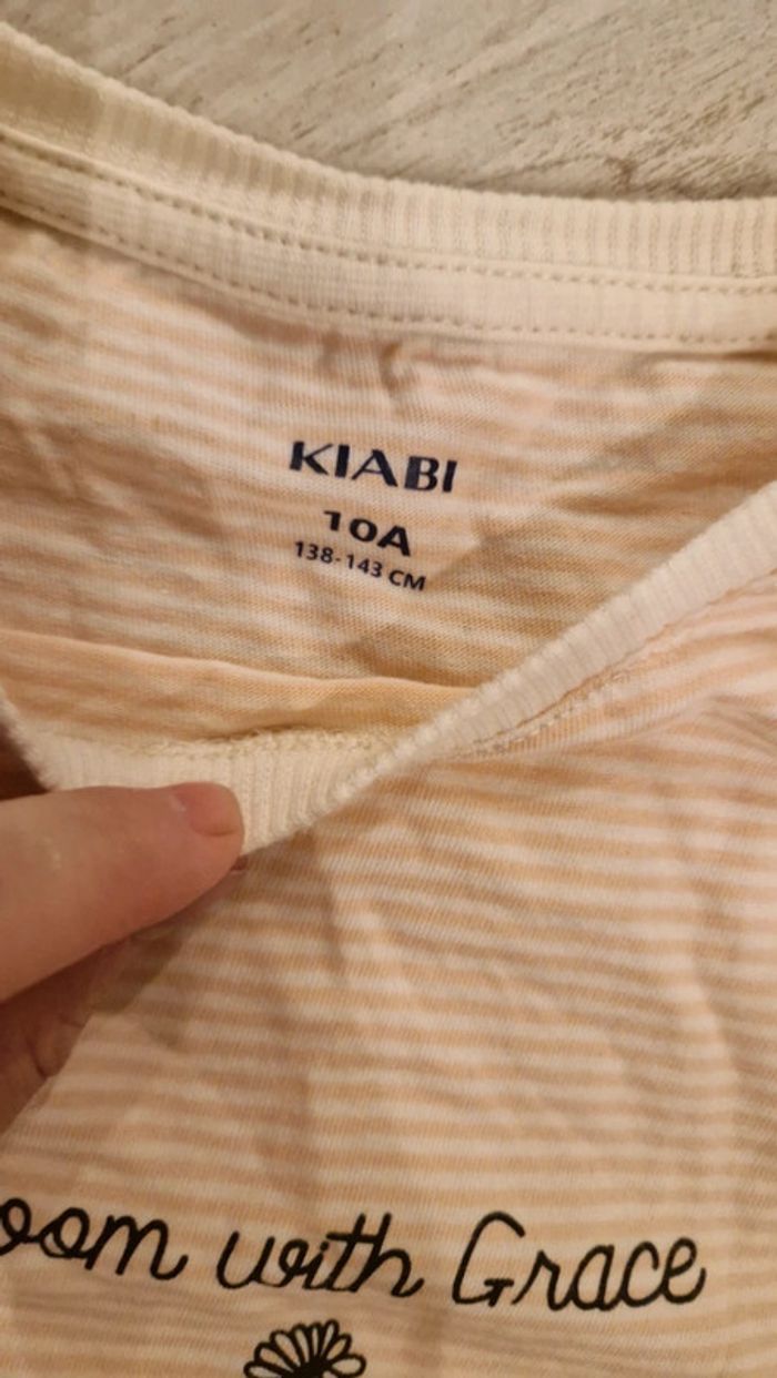 Lot de 2 tee shirts sans manches Kiabi 🌸 10 ans - photo numéro 6