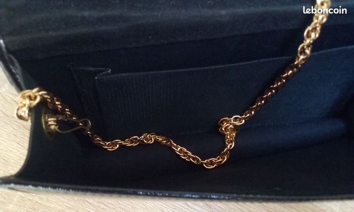 Pochette vernis noir femme - photo numéro 2