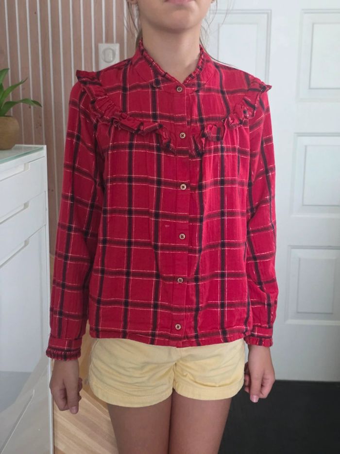 Chemise à carreaux tbe