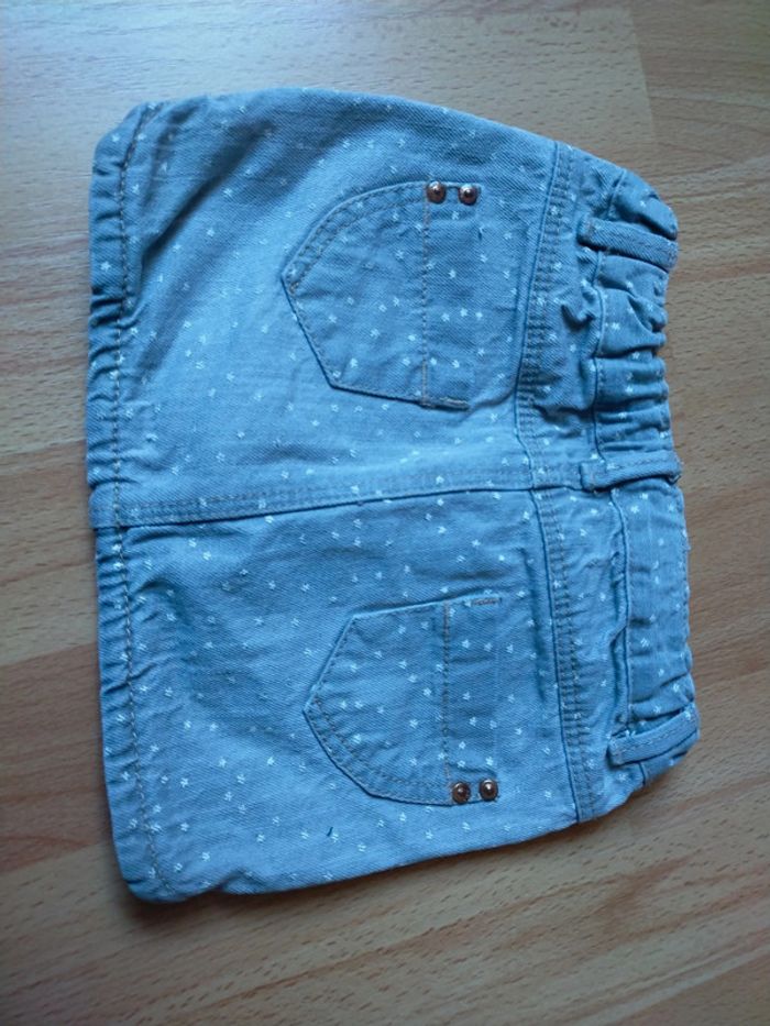 Mini-jupe en jeans 18 mois - photo numéro 3