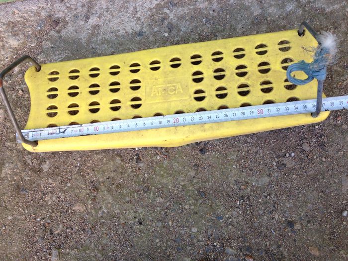 Accessoire de portique siège en plastique jaune pour balançoire enfant - photo numéro 6