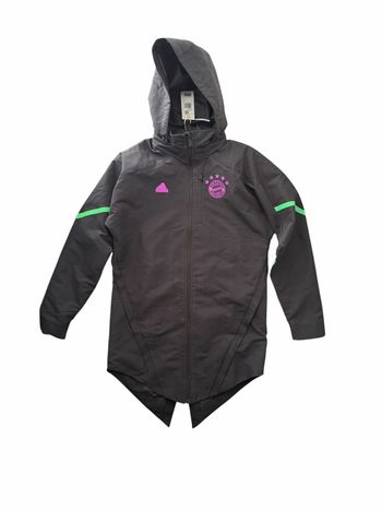 Parka Adidas Bayern Munich HY3301 noire XS neuve avec étiquette