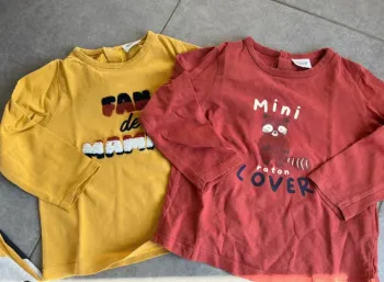 Lot de 2 ter shirt 23 mois