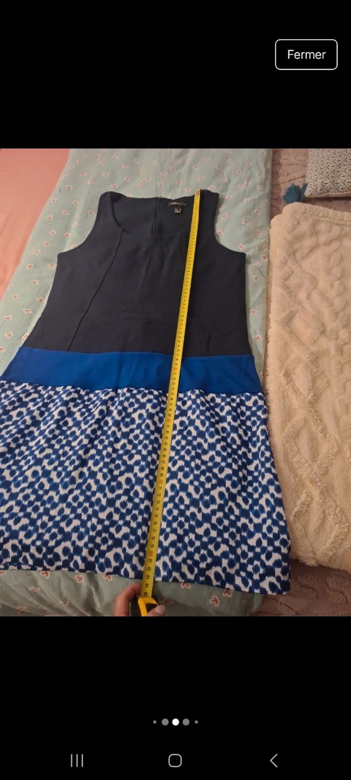 Robe 3 tons de bleu de chez mangot - photo numéro 6