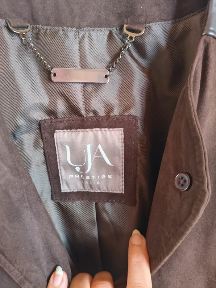 Veste en cuir marron - photo numéro 8