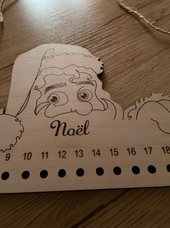 Calendrier de l’avent bois