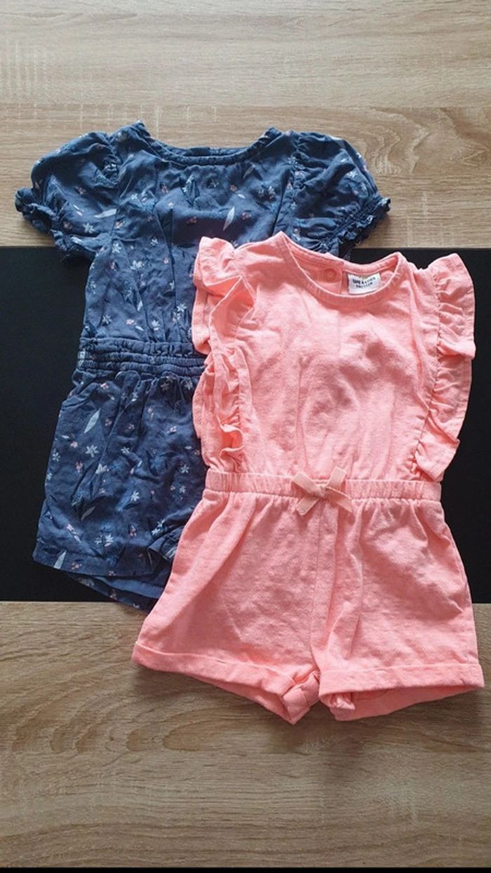 Lot de 2 combi-short été 9 mois