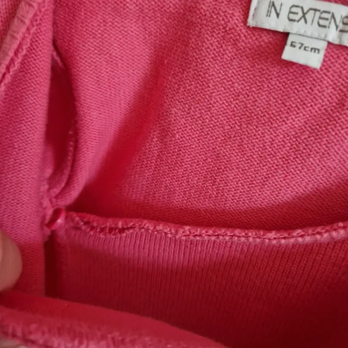 6 mois gilet bolero rose fushia - photo numéro 4