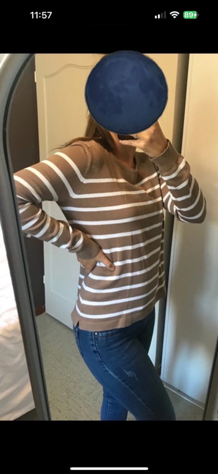 Pull rayé TEX - photo numéro 5